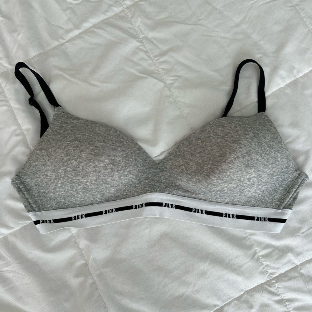 Victoria's Secret PINK Light Gray Bra